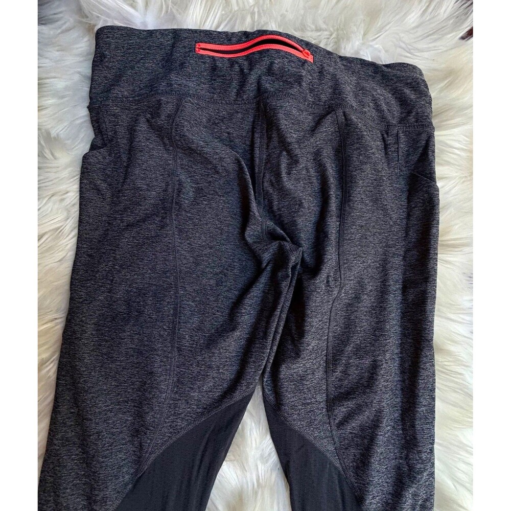 Lululemon Women’s Gray Heathered Cropped Pull-On Activewear Pants Size 10